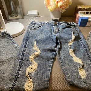 Sneak Peak Ripped Jeans Size 1